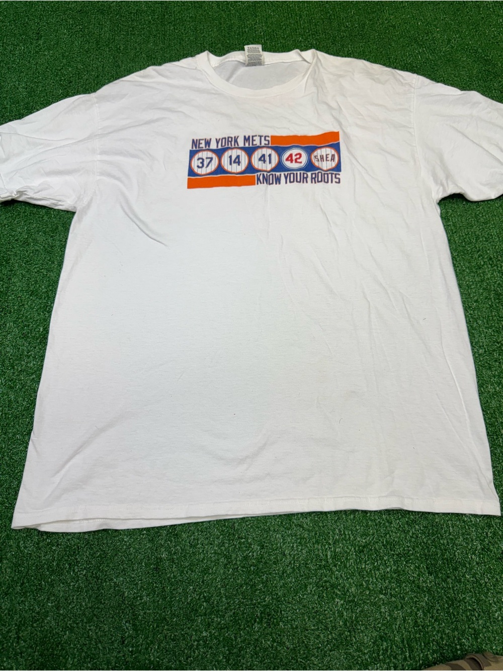 New York Mets SGA Know Your Roots Retired Numbers T-Shirt Shirt Size XL